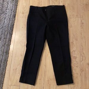 Club Monaco black dress pants waffle fabric